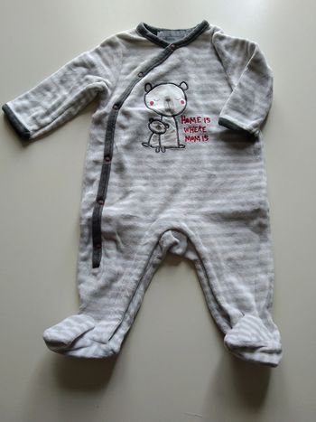 pyjama velours orchestra prémaman garcon 3 mois