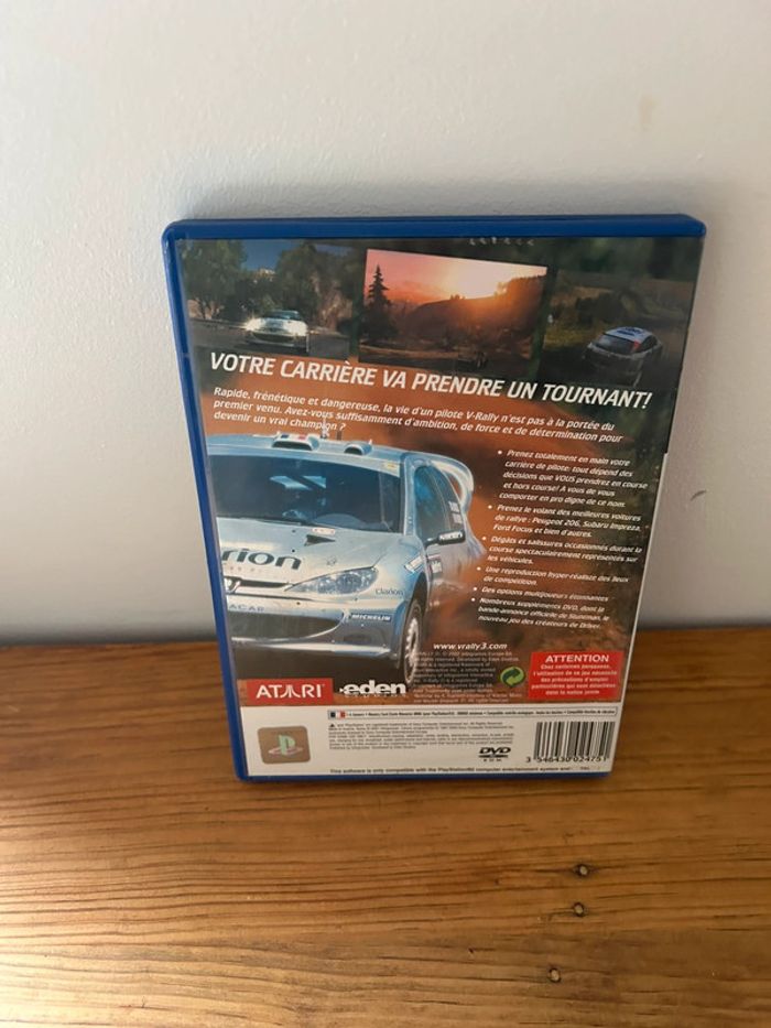 Boîte Vide PlayStation 2 V-Rally 3 avec notice - photo numéro 4