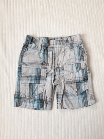 Short à carreaux 6 mois