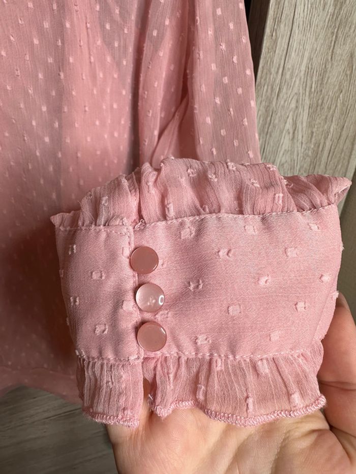 Blouse rose poudré - Taille 50 - photo numéro 4