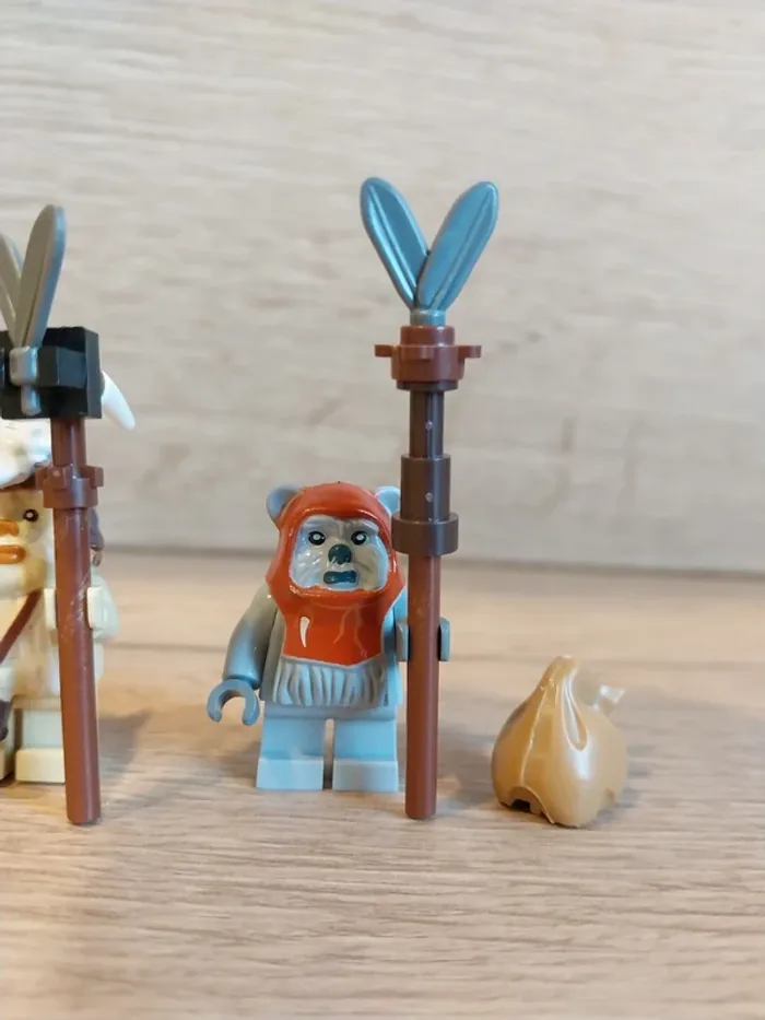 Figurines type lego 4 Ewoks star wars - photo numéro 5