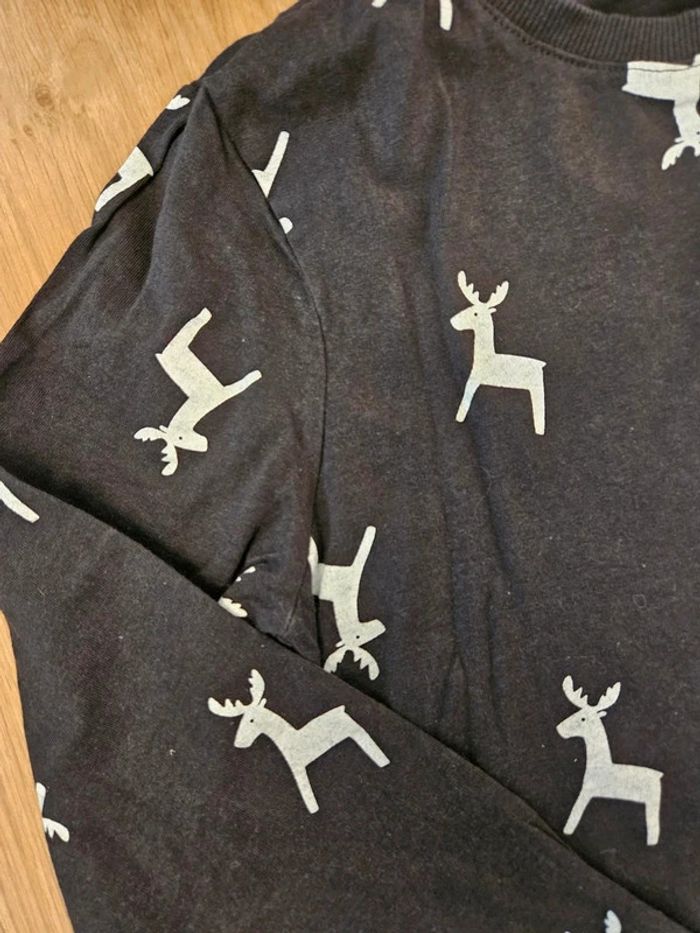 Tee shirt manches longues Noël Kiabi 10 ans - photo numéro 5