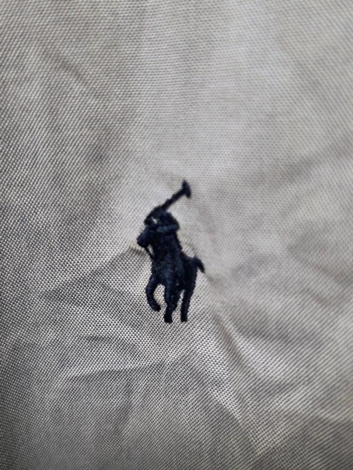 Chemise Ralph Lauren Custom Fit Bleu Clair Homme (Vintage / Y2K) - photo numéro 5
