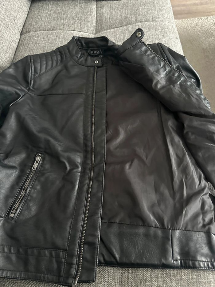 Veste légère similicuir 12/13 ans - photo numéro 2