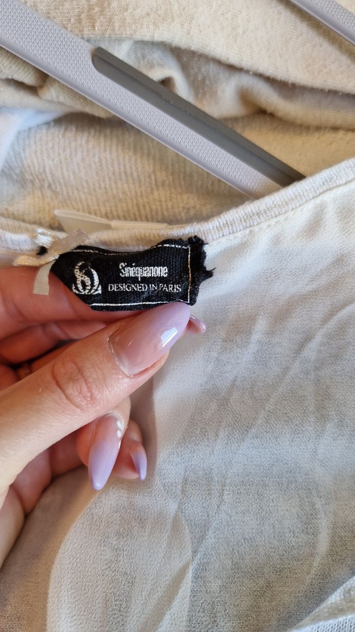Pull gris chiné Sinéquanone - photo numéro 3