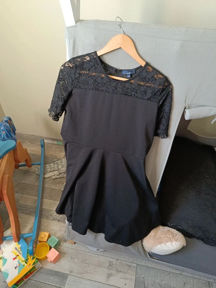 Robe noir colis "dentelle"