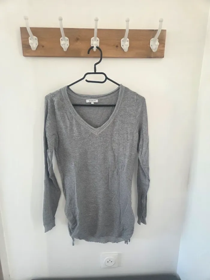 Pull superman maternité