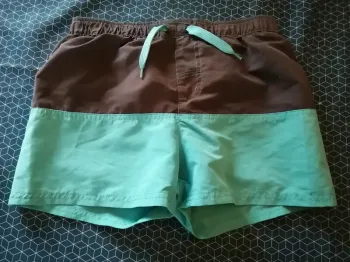 Short de bain 12 ans slip intégré