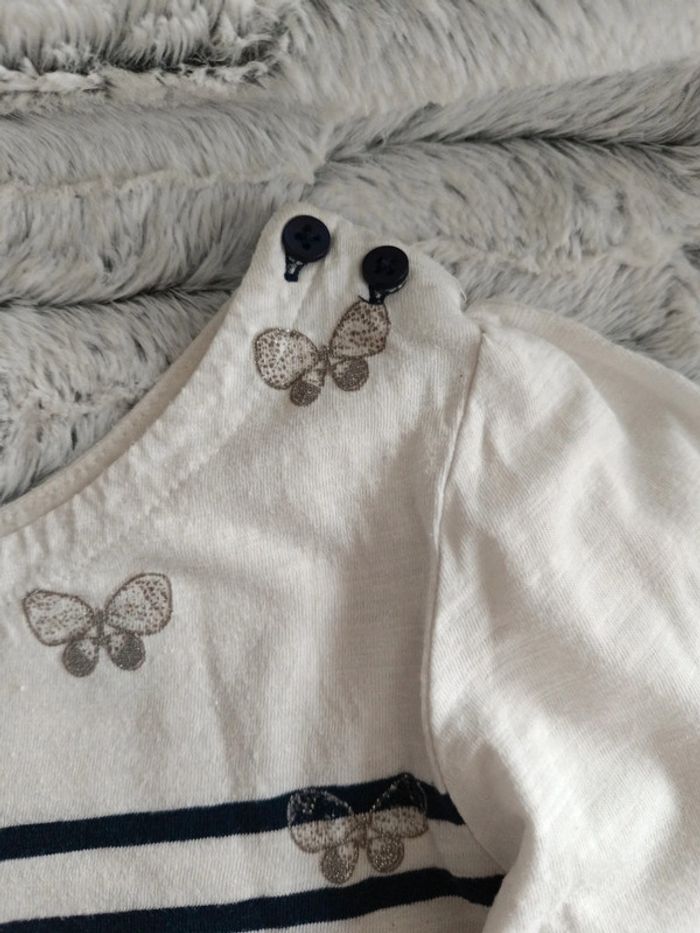 Haut manches longues marinière 12 ans - photo numéro 3