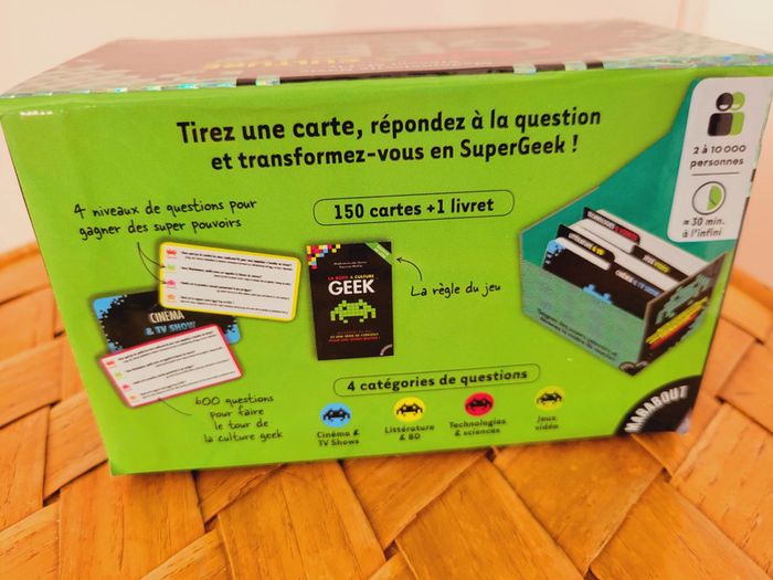Neuf jeu de société complet Boîte à culture geek cartes apéro connaissances gaming jeux vidéos - photo numéro 4