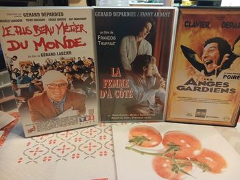 3 VHS avec Gérard Depardieu 