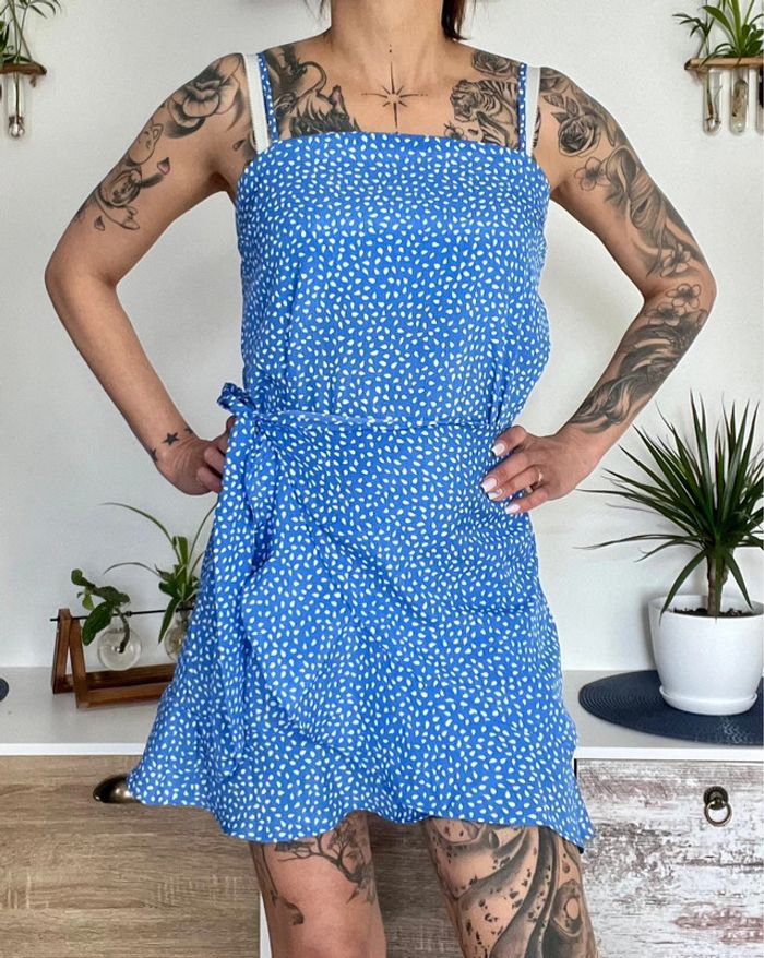 Robe d’été à fines bretelles taille L - flamant rose - photo numéro 2