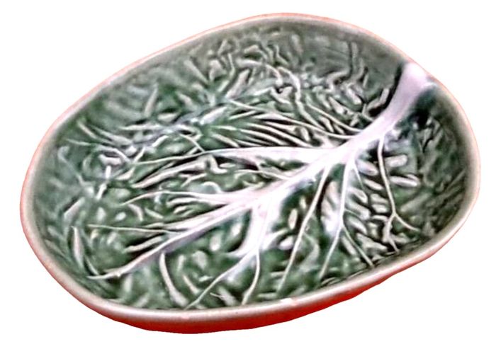 Coupelle / Ravier Céramique forme feuille de choux