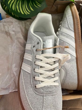 Samba argenté paillettes 