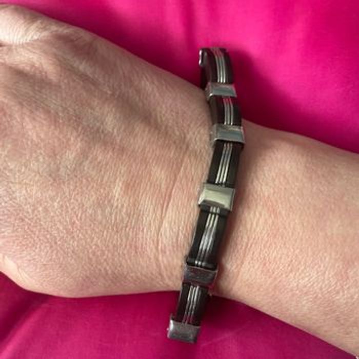 Bracelet  argent.  Pour homme - photo numéro 3