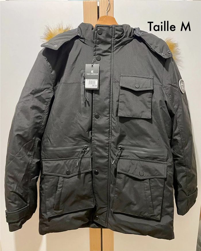 Parka Ted Lapidus noire taille M