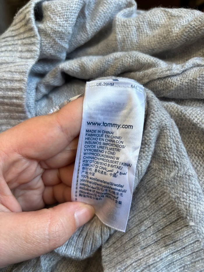 Pull gris basique, Tommy Hilfiger - photo numéro 10