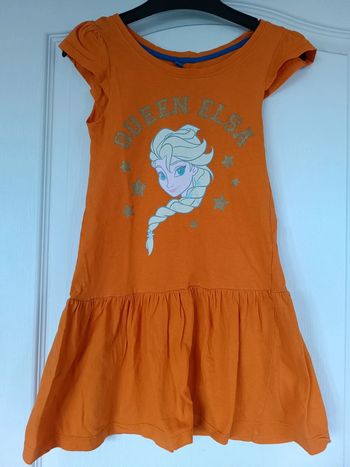 Robe elsa reine des neiges 6/7 ans