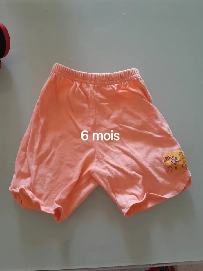 Short léger fille 6mois