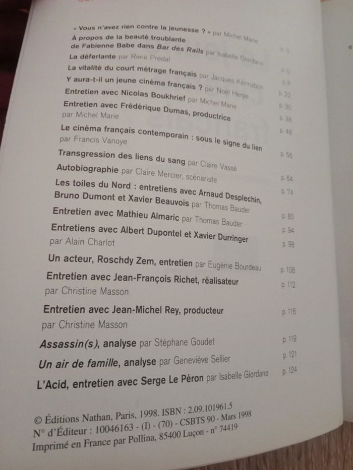 Le jeune cinéma Français 📚 - photo numéro 3