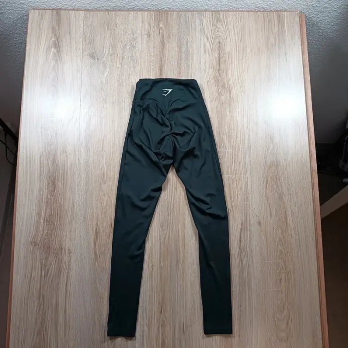 Legging gymshark femme xs vert foncé kaki - photo numéro 3