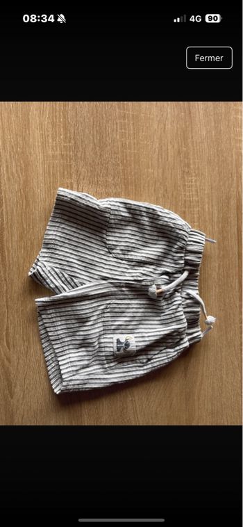 Short mixte bébé 