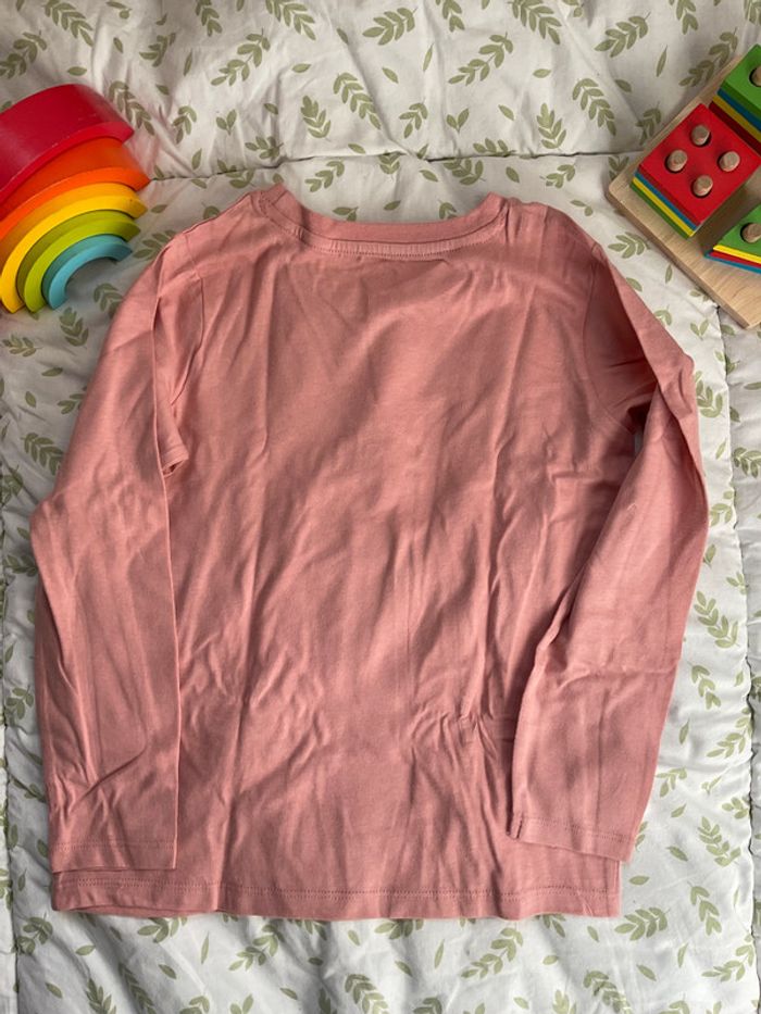 pyjama 2 pièces en coton rose 4/5 ans tex neuf avec étiquette - photo numéro 6