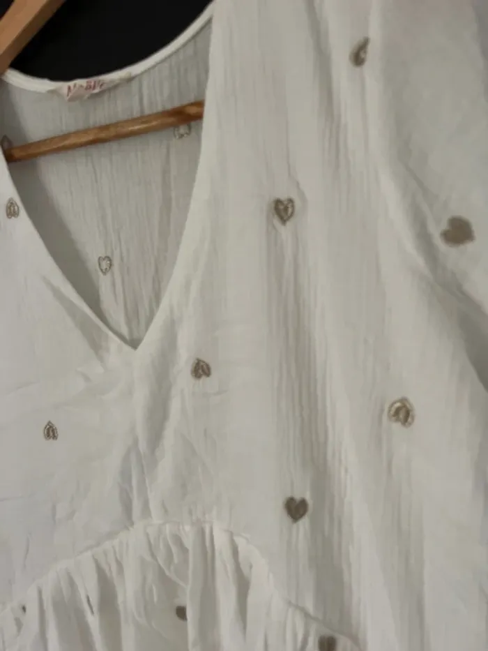 Robe femme en gaz de coton - photo numéro 3