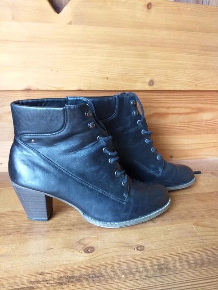 Bottine talon noire - photo numéro 5