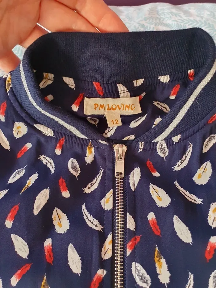 Blouson léger type Teddy 12 ans - photo numéro 2