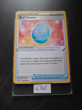 Carte Pokémon Oeuf Chance 167/202