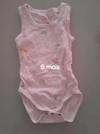 Body sans manche 6mois