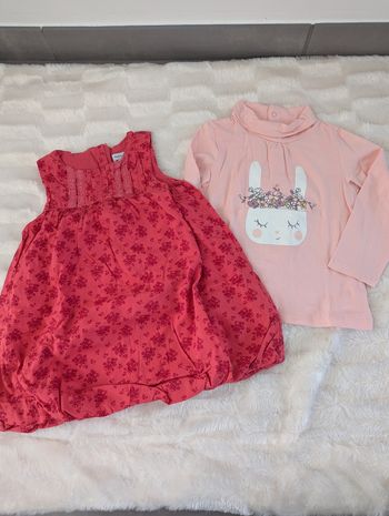 Ensemble robe et tee shirt manches longues