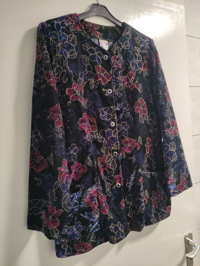 Veste en velours vintage - photo numéro 3