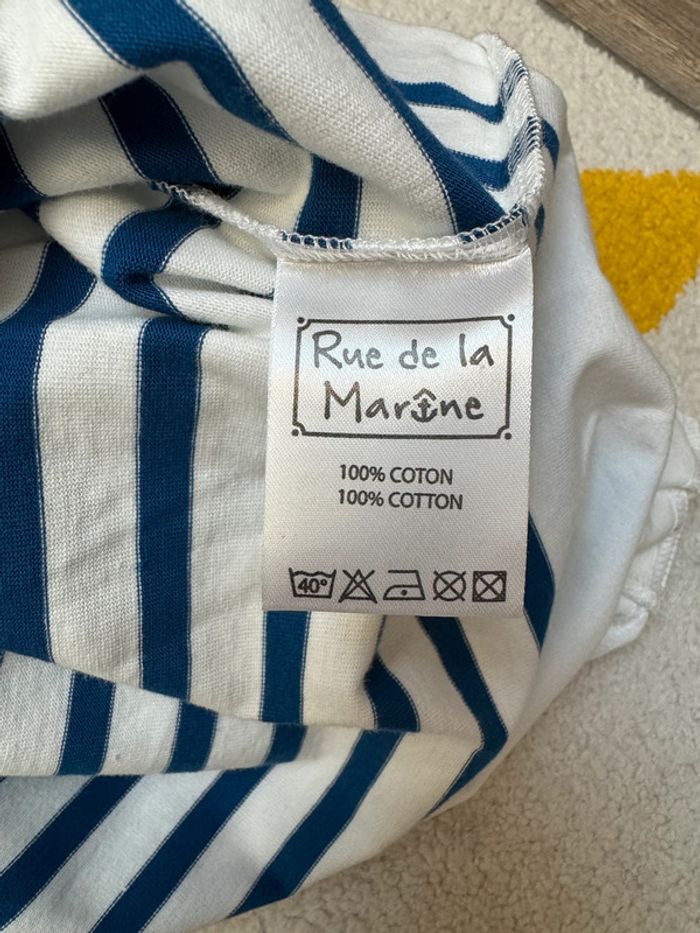 Tee-shirt à manches longues Rue de la Marine Taille XS - photo numéro 4