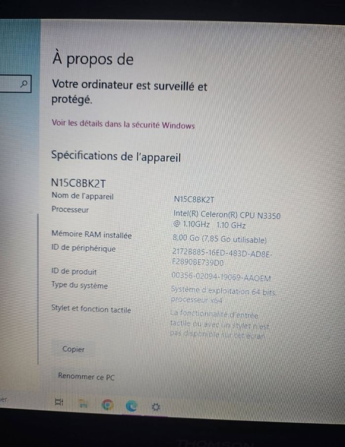 Ordinateur portable Thomson - photo numéro 5