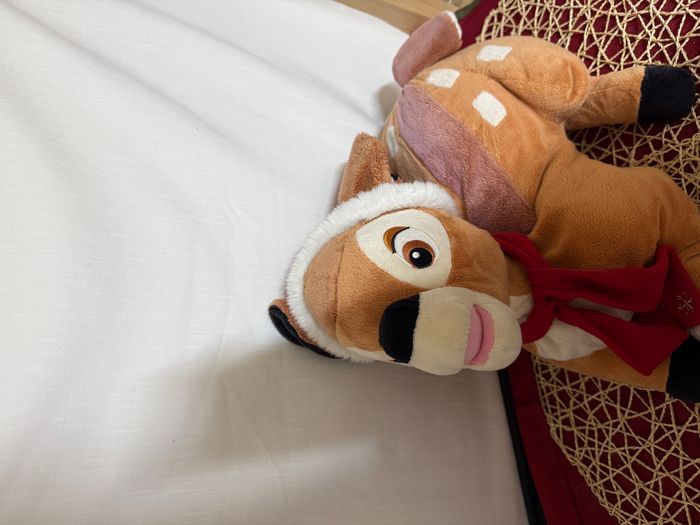 Peluche bambi noel disney 50 cm - photo numéro 7
