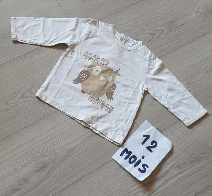 Maillot t-shirt kiabi 12mois 74cm