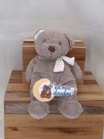 POM31 doudou ours pommette