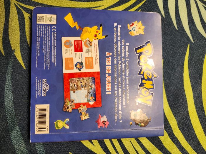 Mon livre puzzle pokemon 5x6 pieces - photo numéro 2