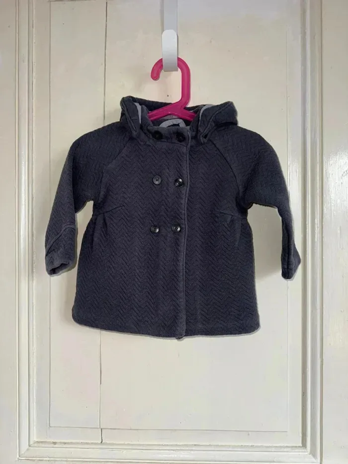 Manteau Obaïbi Bébé Mi-Saison - Douillet et Stylé (18 Mois) - photo numéro 3