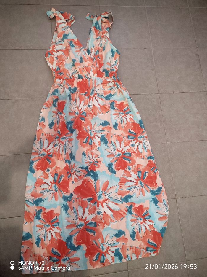 Robe longue fleurie - photo numéro 6