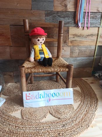 Peluche Playmobil tbe constructeur de route