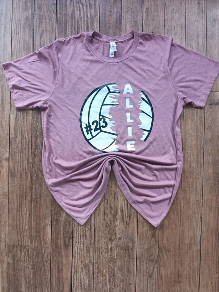 T-shirt manches courtes #23 university volleyball team ALLIE L