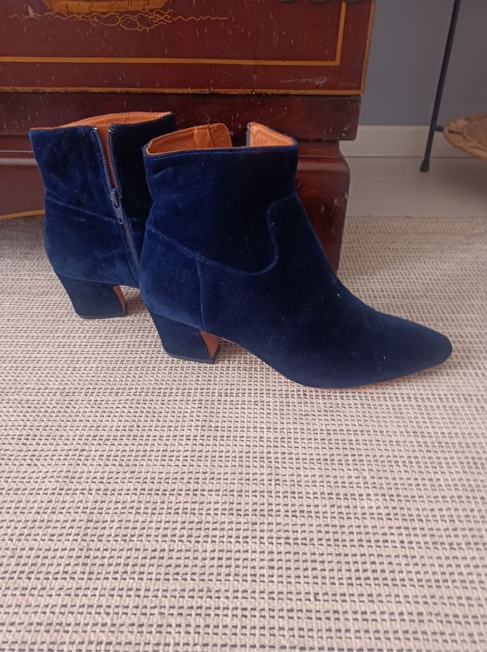 Bottines miista Bleu Roi – Taille 39 – Talons 6 cm - photo numéro 4