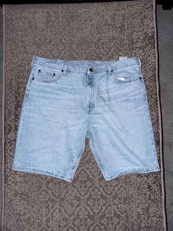 Short en jean Wrangler homme - Taille US 40 - Bleu clair - Style vintage