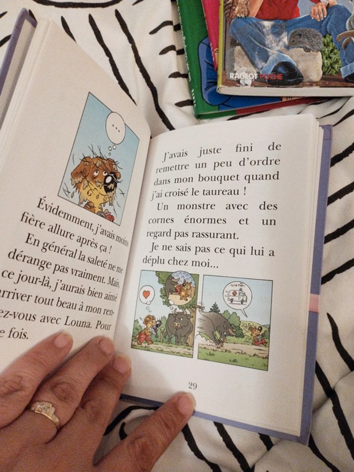 Livre Mini Loup Bibliothèque rose - photo numéro 4