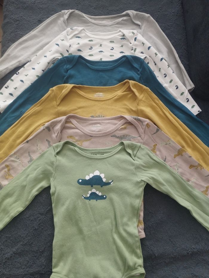 Lot de 6 bodies manches longues ~ 36 mois