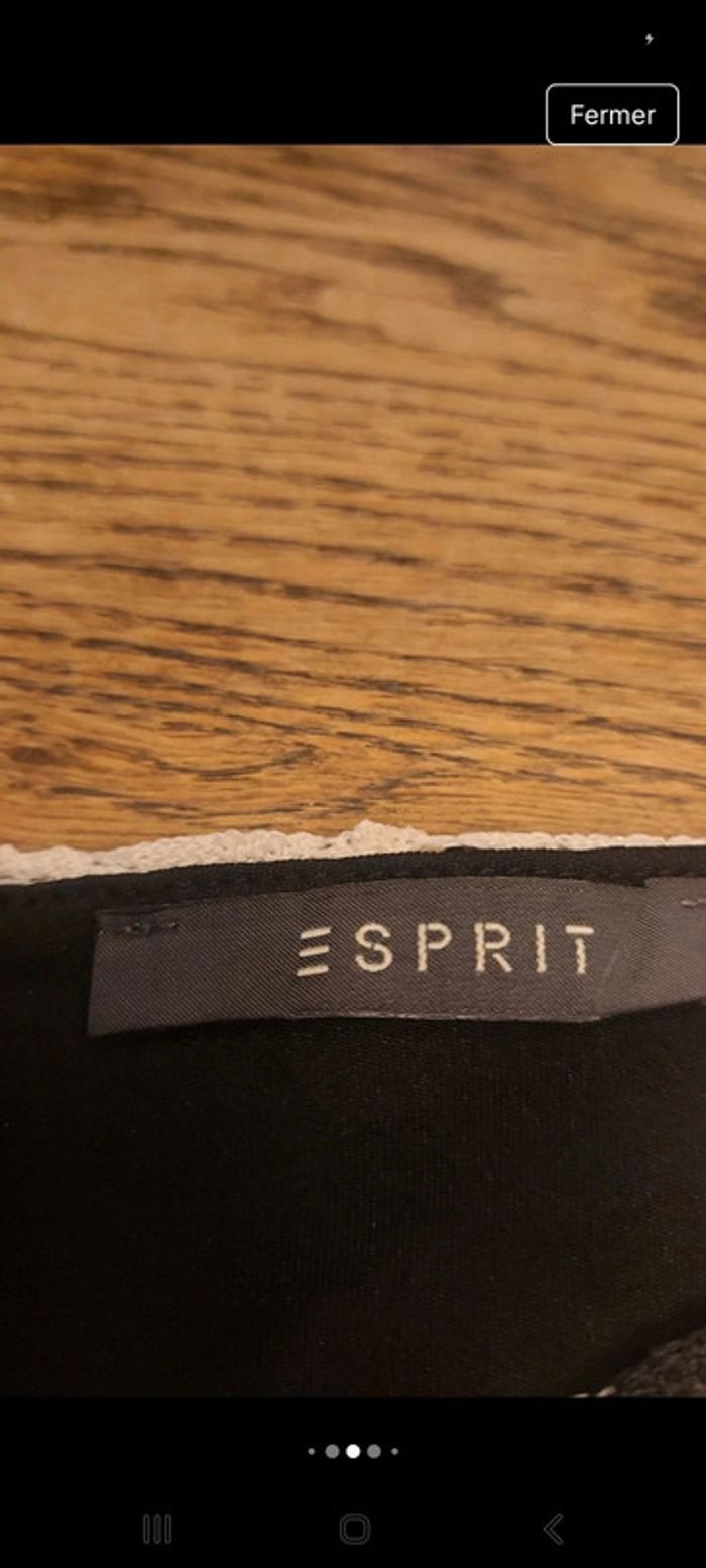 Robe Esprit Fr XL noir et blanc en parfait état - photo numéro 8