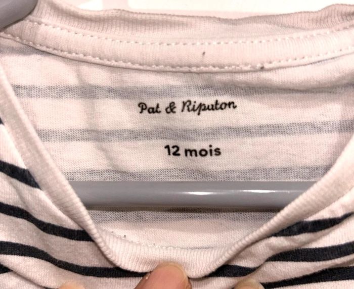T-shirt marinière bébé garçon Pat et Ripaton - photo numéro 4
